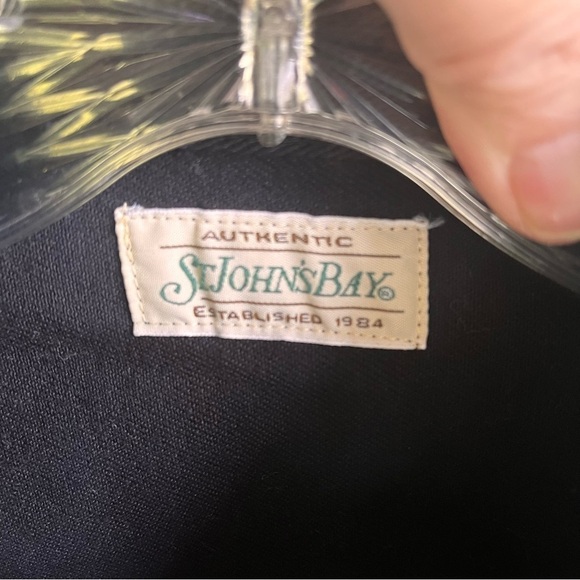 Hand Painted Evil Eye Black Denim Jean Jacket St John’s Bay Size Women’s Med … - Picture 7 of 8